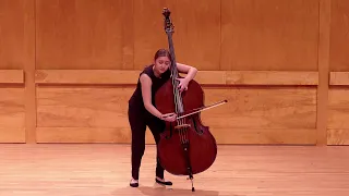 Barbash Competition  Bach Suite No  2 in D Minor Nina Bernat, double bass Master