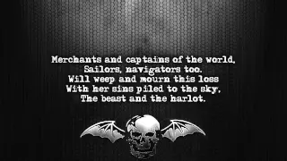 Avenged Sevenfold - Beast And The Harlot [Lyrics on screen] [Full HD]