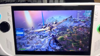 Asus ROG Ally runs Fortnite Chapter 5 beautifully ￼