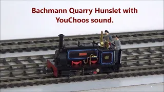 Bachmann Quarry Hunslet with YouChoos sound.