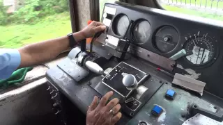 [IRFCA] Loco Pilot applies Brake, Dynamic Braking full process in WDP4 Engine