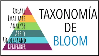 TAXONOMÍA DE BLOOM: Qué es y EJEMPLOS de Aplicación