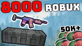 8000 ROBUX CASE OPENING | Fallen Survival