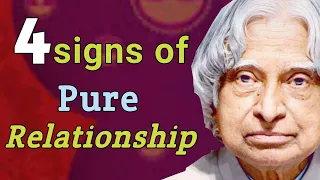 4 Signs of pure relationship ||Dr APJ Abdul Kalam Sir Quotes || @WordsOfGoodness