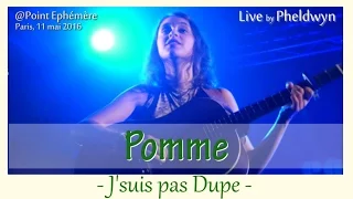 Pomme - J'suis pas Dupe - live@Point FMR (Paris), 11 mai 2016