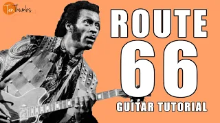 Chuck Berry - Route 66 - Guitar tutorial with Tabs, Intro, Bonus Licks