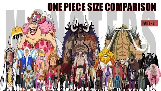 One Piece Size Comparison (Part -2) 2020