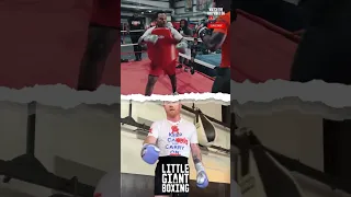 CANELO & JERMELL CHARLO TRAINING SIDE BY SIDE