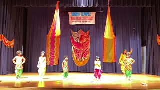 4 to 7yrs old kids Dance | Holi Ranga Rang | Delaware Hindu Temple | Mahalakshmi Devasthanam