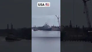 Launching Navy confirms that USS CLEVELAND made contact with an assist tug during her side april15