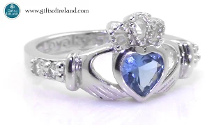 Claddagh Ring Birthstone December