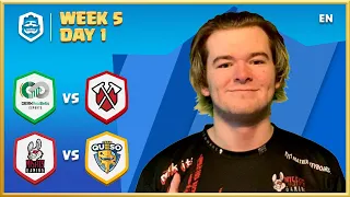 Clash Royale League: CRL West 2020 Spring | Week 5 Day 1! (English)