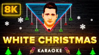Michael Bublé - White Christmas | 8K Video (Karaoke Version)