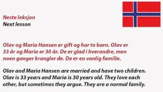 Learn norwegian - Uttale / Pronunciation