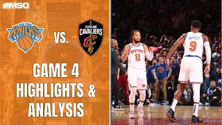 Barrett & Brunson Lead Knicks to Gritty Game 4 Win, Take 3-1 Series Lead Over Cavs | New York Knicks