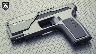 Gun TUTORIAL for Blender with Hardops and Boxcutter