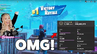 My Wife Got Her First Fortnite WIN and this was her reaction