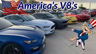 BEST American V8?  Challenger vs Shelby GT350 vs Mustang GT vs Camaro SS vs Corvette