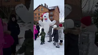 🐻‍❄️🤍 Поздравление от белого мишки с Новым годом для маленькой принцессы 🎄