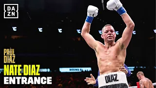 Nate Diaz Heads to the Ring to Fight Jake Paul