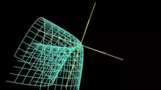 Rotating surface in 4 dimensions