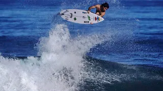 Mason & Coco Ho Surfing Rocky Point