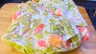 Dondurulmuş  Yeşil Fasulye Yemeği Nasıl Yapılır?