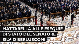 Mattarella alle Esequie di Stato del Senatore Silvio Berlusconi