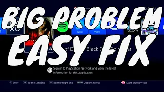 Cant Sign Into PSN Problem on PS4 & How to FIX