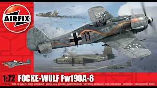 Сборка модели focke wulf 190A-8 в масштабе 1/72 вторая часть