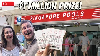 First Time We Gamble Singapore Toto Lottery 🇸🇬