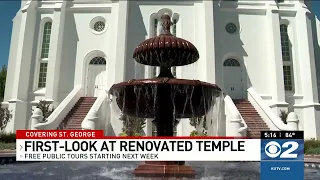Public tours of St. George Utah Temple set to begin after massive renovation