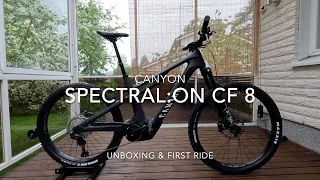 Canyon Spectral:ON CF8 2022 Unboxing & First Ride