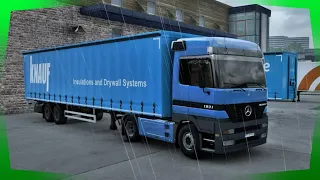 Düsseldorf to dortmund  Euro Truck Simulator 2 Knauf Delivery