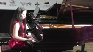 Noa Kapelyushnik (13 y.o) at Piano Forever competition 2017, Ashdod