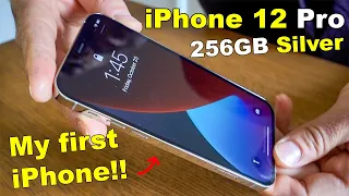 iPhone 12 Pro Silver 256GB UNBOXING AND FIRST IMPRESSIONS!!