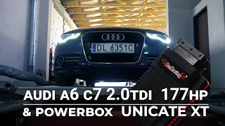 AUDI A6 C7 2.0 TDI ProRacing powerbox unicate xt dyno test 2020