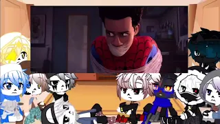 React to Spider | Sans aus react to Spider Man into the Spider