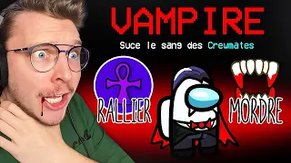 Je DEVIENS un VAMPIRE sur Among Us ! (nouveau rôle)