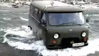 УАЗ "Буханка" Уаз "Козёл" по Горному Ручью OFF-ROAD