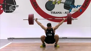Antonino Pizzolato (89 kg) Snatch 175 kg - 2022 European Weightlifting Championships