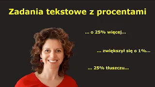 Zadania tekstowe z procentami