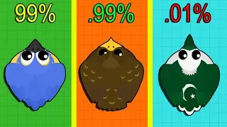 Mope.io 1 HOUR LUCK CHALLENGE! RARE ANIMALS CHALLENGE RECORD! How Many Rare Animals Can I Get?