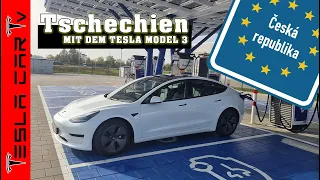 Tesla Model 3 SR+⚡ - 377km Roadtrip in die Tschechei