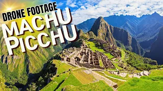 Aerial View of  Machu Picchu , Peru Amazing Places 4K