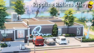 Rippling Rollers Alley🎳🛼🕹️// TheSims4 // Speed Build & CC FREE