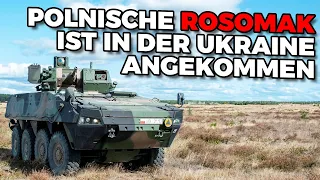 Die 44. mechanisierte Brigade der Ukraine erhielt polnische Rosomak-Panzer