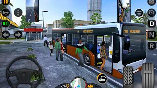Bus Simulator 2023 Public Bus Driving In Dubai Day #3 Bus Game Android Gameplay