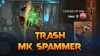 Monkey King spammer got destroyed || Shadow Fight 4 Arena