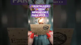 ✨APROVEITE O PORTAL 02/02 E OUÇA ESSE RECADO DA ESPIRITUALIDADE✨#tarot #hoponopono #abundância